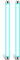 CLAR - Tubos Fluorescentes UV, Bombilla Antimosquitos, Luz Antimosquitos, Bombilla Antimosquitos Exterior, Lamparas Luz UV, Lampara de Luz Ultravioleta, 33,1 x 2,6 cm (10 Watts T8, Pack 2)
