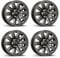 4x Alcar Stahlfelgen 4-200001A 6.5Jx16 ET46 5x112 kompatibel mit Seat Leon