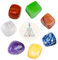 7 Piedras naturales 7 chakras Cuarzo blanco amatista aventurina cristales curativos Pulidos Terapias y meditación (7 chakras)