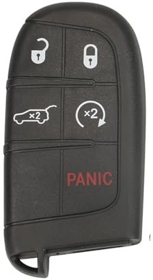 Guscio Chiave Auto Per 500 Per 500L Per 500X 2016 2017 2018 2019 2020 3/4/5BTN Sostituzione Chiave A Distanza Borsette Auto Chiave Caso SIP22(5 Buttons SUV)