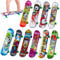 NHPY Finger Skateboard, Fingerboard, Mini Fingerskateboards Set, Professionelles Finger Spielzeug - für Kinder Partytütenfüller, Kindergeburtstag Geschenke (Zufällige Muster), 10 Stück
