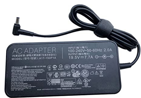 150W 19.5V7.7A Laptop Power Charger A17-150P1A compatible for Asus ZenBook PRO 15 14 UX580GE UX580GD UX550GD UX550GE UX480FD UX450FD X570ZD Q536FD UX562FD UX562FDX X570UD UX550G UX580G UX450F