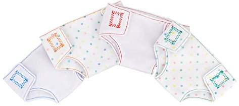 KOMBIUDA Puppenwindel 4 Stück Für 18 Zoll Puppen Verstellbare Babypuppenunterwäsche Aus Weichem Material Puppenzubehör Für Rollenspiele Und Erziehungsübungen Bei Kindern