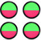 Ayizhiniu 4pcs Klettballspiel, Klett Ballwurfspiel, Outdoor Wurf Fangball Spiel, Wurfspiel Kinder Klett Bringen 2 Ball, Fangspiel Klettball, Anwendbar Strandspiele mit Freunden Freien