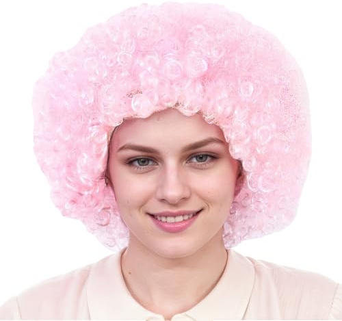 MUNSKT Curly Afro Clown Wig for Carnival and Fancy Dress