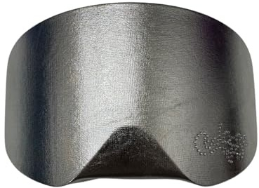 COOLCASC® Coolmasc - Skibrillenschutz aus Mikrofaser, Silber | Recyceltes RPET Mikrofaser, reinigt die Scheibe, schützt vor Kratzern, einfach aufzuziehen, Skiausrüstung, Geschenk Skifahrer