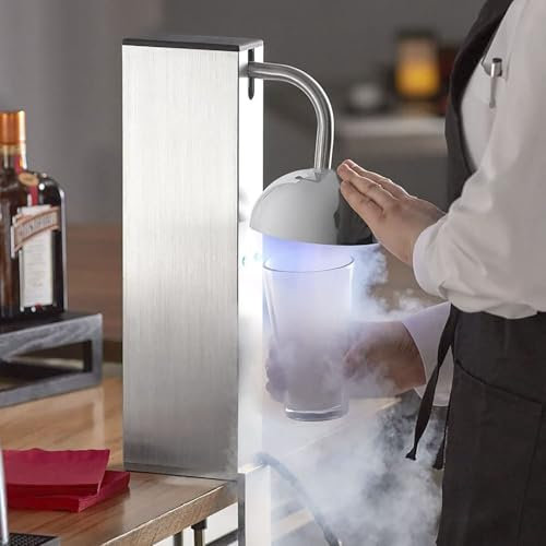 RSQQL Enfriador de Vasos de CO2, Enfriador instantáneo de Bebidas for cócteles, Cerveza, cócteles y Vino. Enfriador de Vasos for Bares, restaurantes y cocinas.