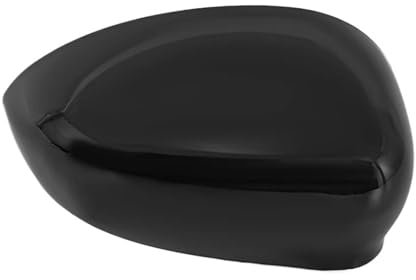 SeitenspiegelAbdeckungen Für FIAT 500 Für Fiat500 2007-2016 2017 2018 2019 2020 2021 2022 2023 Chrom Glanz Schwarz Auto Rückspiegel Abdeckung Kappe Auto Spiegelkappen(Glossy Black Right)
