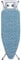 STANEW Tabla de Planchar 120 x 45 cm,Plegable Tabla Planchar, Sistema de Cierre de Seguridad,Altura Regulable,100% Algodón,con Soporte Sólido Unidad de Vapor(Azul geométrico)