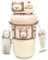 Cndiyald Kawaii Water Bottle, 19oz Stainless Steel Insulation Bottle with Straw & Adjustable Strap, Cute Rabbit Water Bottles Begie, kawaii