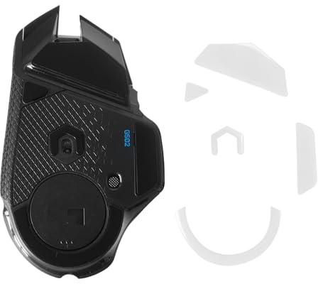 kwmobile Patin pour Souris Compatible avec Logitech G502 Wireless - Pied de Souris de Remplacement autoadhésif en Caoutchouc Souple - Blanc