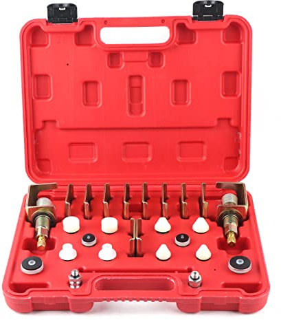 26 Stück Klimaanlage Leck Detektor Set A/C Leck Detection Tool Kit für Kfz-Klimaanlagen Diagnose prüfung PA Kunststoff verzinktes Eisen Aluminium