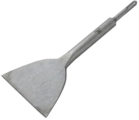 KATSU Tools SDS Plus Extra Wide Flat Tile Chisel 120 x 280mm, for Removing Ceramics, Floor Tiles, Concrete and More, Model 121128