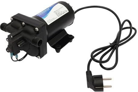 Pompe à Eau Auto-amorçante 184W 20.8L/min 3.8 bar - Pompe Surpresseur Bateau Camping-car 115V/220V - Pompe à Membrane Silencieuse 38dB 40m HMT pour Yacht Caravane RV