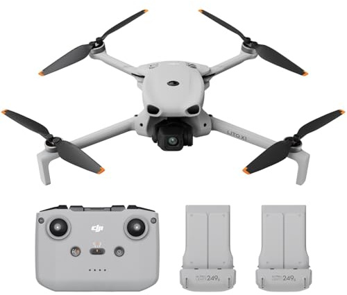 DJI Lito X1 Combo mit 2 Akkus Bundle mit Zubehör, 4K Kameradrohne, Hinderniserkennung, ActiveTrack, 1/1,3-Zoll-Sensor, Leicht, 15 km Videoübertragung, C0 (Lito X1 Combo)