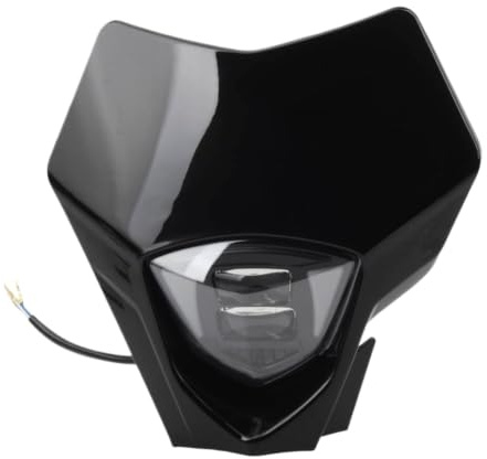 wbUxJaJEs Motorcycle LED Headlight Plate Compatible With EC 250 250F 300F EX 300 350F 450 2021 2022 2023 Enduro Motocross Pit Bike(black)