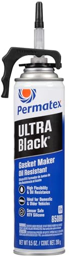 Permatex 85080 Ultra Black Maximum Oil Resistance RTV Silicone Gasket Maker, 9.5 oz. PowerBead Can