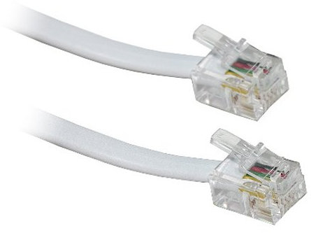 7.5M ADSL Modem/Router Broadband RJ11 Cable Lead Extension for Internet