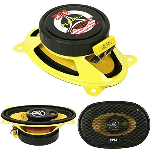 Pyle Pareja DE Altavoces DIFUSORES PLG46.3 4 X 6 10 X 15 CM 180 Watt RMS 360 Watt MAX A Pareja DE PREDISPOSICIÓN Coche Sistema A. 3 Calles TRIASSIALI por ALOJAMIENTOS ESTÁNDAR para Coche