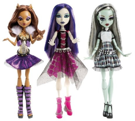 Mattel BDD93 - Monsterspaß Alive Deuce Gorgon, Puppe mit Licht und Geräuscheffekten, bunt