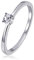 Goldmaid Damen-Ring Solitär Verlobungsring 585 Weißgold 1 Brillant 0,10 ct. Gr. 56 So R6169WG56 Ehering Trauring Schmuck