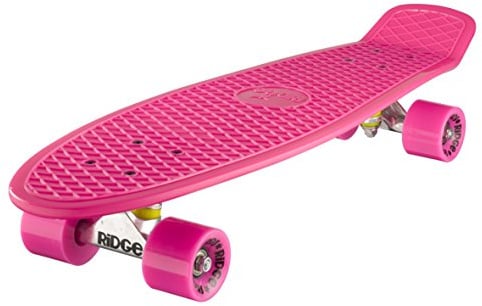 Ridge PB-27-Pink-Pink Skateboard, Pink/Pink, 69 cm