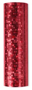 Luftschlangen, Metallic Holografie, ROT, 1 Rolle