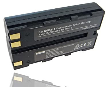 vhbw Akku kompatibel mit Leica Builder 200, 100, 400, 300 Lasermessgerät, Messgerät (2200 mAh, 7,4 V, Li-Ion)