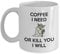 Yoda Mug - Coffee I Need Or Kill You I Will - Funny Star Wars Mug - 11 oz Tea Cup