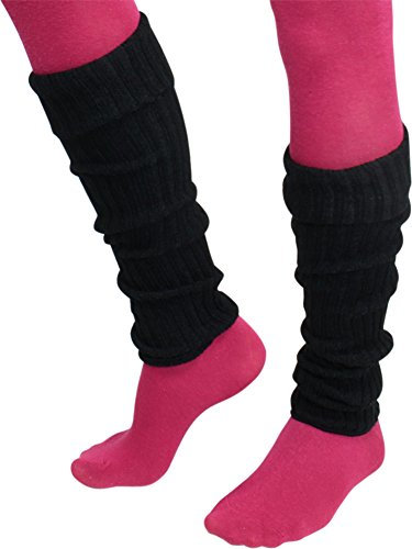 1, 2 oder 3 Paar Damen Stulpen für Hand und Fuß | Pulswärmer Legwarmers Beinstulpen Farbe Schwarz Größe 1 Paar