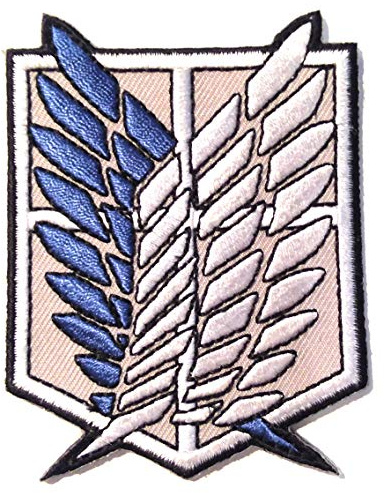 Titan One Europe - Titan Recon Corps Wings Anime Attack Aufnäher Aufbügler Patch