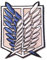 Titan One Europe - Titan Recon Corps Wings Anime Attack Aufnäher Aufbügler Patch