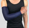 Generico Manicotti pallavolo Volley Basket Tennis Ciclismo Corsa Calcio Protezione Gomito (Navy, Extra Large)