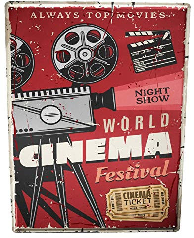 Blechschild Küche Kino Festival