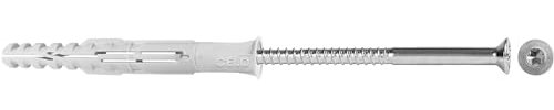 Celo Rahmendübel 10x320 MFR - Dübel mit vormontierter Sechskantschraube - für Fassade und Anbauteile aus Holz und Metall, Stahl verzinkt - 50 Stück