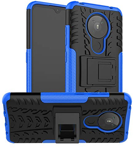 betterfon | handyhülle Nokia 5.3 Hülle - Handytasche schutzhülle silikon case für Nokia 5.3 Blau