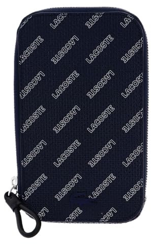 Lacoste Chantaco Seasonal Vertical Phone Clutch Eclipse Blanc Noir