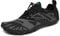 SAGUARO Scarpe Barefoot Minimaliste Uomo Donna Traspiranti Scarpe da Scogli Comode Leggere Scarpette Multisport per Trekking Trail Running Sport Acquatici Palestra, Nero 44 EU
