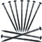 80 Pcs 8 Inch Plastic Edging Nails, Spiral Landscape Fabric Edging Anchoring Stakes Nylon Landscaping Anchoring Spikes Garden Lawn Yard Spikes for Weed Barrier, Paver Edging, Artificial