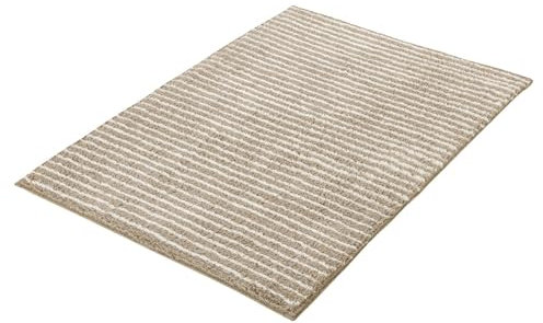 Kleine Wolke Badteppich Amalia, Farbe: Taupe, Material: 100% Baumwolle, Größe: 70x120 cm
