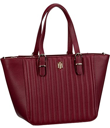 Tommy Hilfiger TH Timeless Shopper Bag 20 cm, Rot, One Size