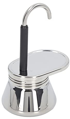 Caffettiera a Beccuccio Singolo, Caffettiera Leggera in Acciaio Inossidabile, Caffettiera per Caffè Espresso, Tazza da Caffè Preparata da Campeggio Portatile per Tutti i Piani