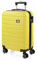 SKPAT - Bagaglio A Mano Rigido Leggero Bagaglio A Mano 55X40X20 con 4 Ruote Silenziose Trolley Cabina Viaggio Aereo Ergonomico Durevole. Compatibile Ryanair, Giallo