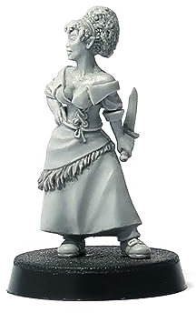 Brother Vinni Fantasy Female Character, 28mm Resin Miniature