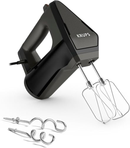 KRUPS 3MIX 6000 GN6028 Handmixer 600 Vatios Negro