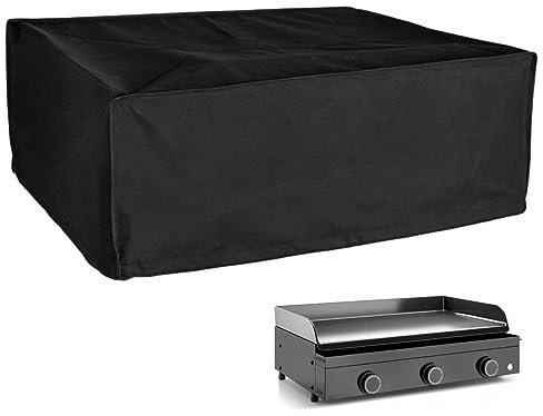 Linxor - Housse, bâche de Protection pour plancha, imperméable, Anti UV - Noir - 2 Tailles
