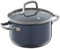 WMF Fusiontec Essential Kochtopf klein 16 cm Glasdeckel, Fleischtopf Induktion, 2,0l, kleiner Topf Kochtopf klein, High-Tech Keramik, kratzfest, unbeschichtet, dunkelblau, Made in Germany