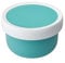 Mepal - Obstbox Campus - Snackbox für Kinder - Spülmaschinen- und mikrowellenfest - BPA-frei - 300 ml - Turquoise