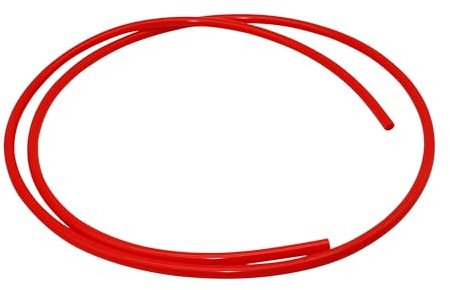 LAVMHAB Tuyau d'aspiration en silicone 4 mm DI 10 mm DE épaisseur de paroi 3 mm 1,5 mètre (4,9 pieds), tube en silicone d'aspiration pour moteur (rouge)