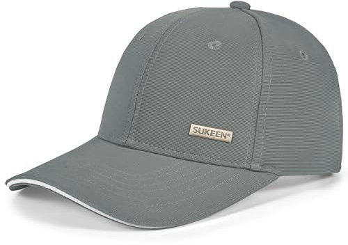 Sukeen Basecap Herren Damen Baseball Cap für Herren Einfarbiger Verlängerter Sonnenhut mit Hardtop für den täglichen Gebrauch Wandern Camping Radfahren Bergsteigen Running Tennis Golf Reisen Baseball
